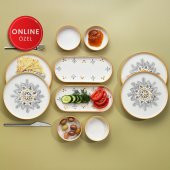 Schafer Sunny 4 Kişilik Kahvaltı Takımı 10 Parça-Kahve - 1