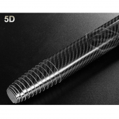 5D Ultra Parlak Karbon Fiber Folyo Film 30 x100 cm Hava Kanallı Yapışkanlı Laptop Cep Telefonu Araç Kaplama Folyosu Çok Amaçlı Jelatinli Siyah - 4