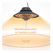 MirKraft Elirg RC Uzaktan Kumandalı 2000 W Infrared Tavan Isıtıcısı - 1