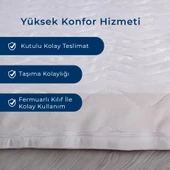 Günaydın Relax Tek Kişilik Ortopedik Sünger Yatak 90x190  Beyaz 90x190 thumbnail 4