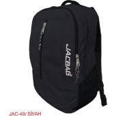 Jacbag Neo İki Bölmeli Sırt Çantası Jac-49 Siyah - 1