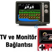Sup 400 Nostalji Oyunlu Taşınabilir Retro Mini Atari Gameboy ALL-36165 - 4
