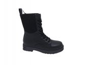 Polact 23002 Unisex Siyah Bağcıklı Fermuarlı Postal Bot - 1