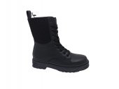 Polact 23002 Unisex Siyah Bağcıklı Fermuarlı Postal Bot - 4