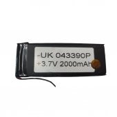 2000Mah 3.7V Üç Kablolu Tablet -Telefon-Müzik Çalar Batarya - 2