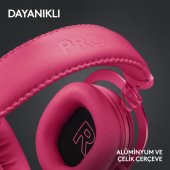 Logitech G PRO X 2 LIGHTSPEED Kablosuz DTSX Headphone 2.0 - 7.1 Surround Ses Oyun Kulaklığı - Pembe - 8
