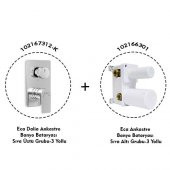 Eca Dalia Ankastre Banyo Bataryası 2 Parça Set  3 Yollu (102167312-K+102166301) thumbnail 2