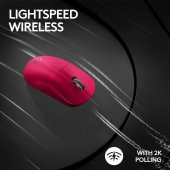Logitech G PRO X SUPERLIGHT 2 Hafif HERO 2 Sensör 32.000 DPI LIGHTSPEED Kablosuz Oyuncu Mouse - Pembe - 5