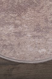 Nova Kahve Oval 60x100 + 50x60 cm 2li Banyo Paspası Seti Kaymaz Tabanlı Yıkanabilir Klozet Takımı - 2