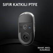 Logitech G PRO X SUPERLIGHT 2 Hafif HERO 2 Sensör 32.000 DPI LIGHTSPEED Kablosuz Oyuncu Mouse - Beyaz thumbnail 10