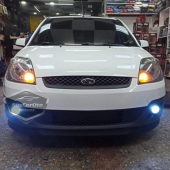 Ford Fiesta 2002-2008 Uyumlu Üniversal Astra H lip Esnek Ön Lip 2 Parça Tampon Altı Dil Karlık Ön Ek - 1