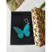 Epoksi Kolye Kır Kelebek Figürlü Özel Günlerde Hediyelik Kutusu Ve Özel Tasarımı İle Epoksi Kolye - 3