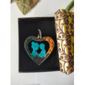 Epoksi Kolye Anne Çoçuk Figürlü Özel Günlerde Hediyelik, Kutusu Ve Özel Tasarımı İle Epoksi Kolye - 3