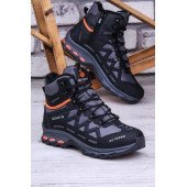 JAMPER 1822 ERKEK TREKKİNG BOT SİYAH FÜME ORANJ - 2
