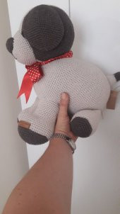Tarçın Köpek Amigurumi Organik Oyuncak - 2