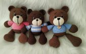 Haylaz Ayıcıklar Amigurumi Organik Oyuncak - 1