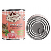 Prochef 24 Adet Premium Plus Yetişkin Kedi Maması ( 415 Gr Dana Etli Konserve Yaş Mama ) - 2