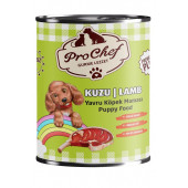 Prochef 24 Adet Premium Plus Yavru Köpek Maması ( 415 Gr Kuzu Etli Konserve Yaş Mama ) - 1