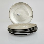 Glasscom Cam Pasta Tabağı Takımı (Sarı) - 1