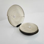 Glasscom Cam Pasta Tabağı Takımı (Sarı) - 3