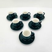 Cooker Porselen Fincan Takımı ( Tombul Yeşil) - 4