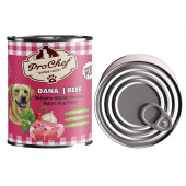 Prochef 24 Adet Premium Plus Yetişkin Köpek Maması ( 415 Gr Dana Etli Konserve Yaş Mama ) - 2