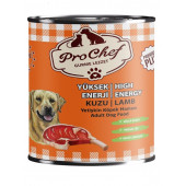 Prochef 24 Adet Premium Plus Yetişkin Yüksek Enerji Köpek Maması ( 415 gr Kuzu Etli Konserve Yaş Mama ) - 6