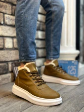 BA0151 İçi Kürklü Bağcıklı Vizon Erkek Tarz Spor Bot thumbnail 1