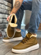 BA0151 İçi Kürklü Bağcıklı Vizon Erkek Tarz Spor Bot thumbnail 3