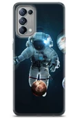 Oppo Reno 5 Kılıf Seri Polka 13 AstronotCase Kapak - 1