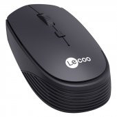 LENOVO LECOO WS202 1600 DPI 4 TUŞLU SİYAH KABLOSUZ MOUSE - 2