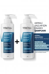 2 Adet Kepekli Saçlar Için Onarıcı - Arındırıcı Ve Besleyici Şampuan 400ml - 1