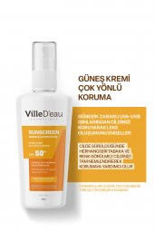 Leke Karşıtı Yüksek Korumalı Spf50+ Yüz Ve Vücut Yaz Ve Kış Güneş Kremi 125 Ml - 1