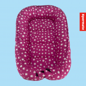 XPERMATE Babynest, Yenidoğan Bebek Yuvası, Anne Baba Yanı Yatağı - Taşınabilir Bebek Yatağı Pembe - 2