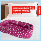 XPERMATE Babynest, Yenidoğan Bebek Yuvası, Anne Baba Yanı Yatağı - Taşınabilir Bebek Yatağı Pembe - 5