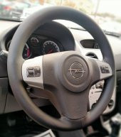Oto direksiyon kılıfı siya dikisli düz model - 1
