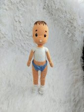 AMİGURUMİ ORGANİK OYUNCAK BEBEK - 1