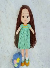 amigurumi organik oyuncak bebek - 1