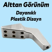 Logan 6'lı Set Mobilya Tv Ünitesi Konsol Koltuk Kanepe Destek Ayağı 19 Cm Krom Ayakları M8 Civatalı thumbnail 5