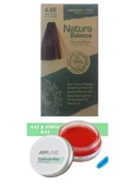 Natura Balance Saç Boyası 4.66 Yoğun Kızıl+Joy line Kaş Şekillendirici Ve Sabitleyici Wax 50ml - 1