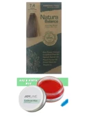 Natura Balance Saç Boyası 7.4 Tarçın+Joy line Kaş Şekillendirici Ve Sabitleyici Wax 50ml - 1