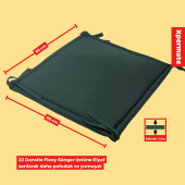 XPERMATE Bebek Oyun Matı, Oyun Halısı, Su İticili Kumaş, Süngerli, Kir Tutmaz 90x96x3 cm yeşil - 1