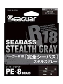 Seaguar R18 Seabass Stealth Gray PEx8 Braid 150m İp Misina - 1