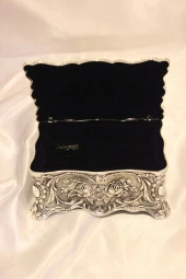 Mücevher Kutusu Metal El İşi Hand Made - 9