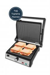 Kumtel TTM-05 2000 W Izgara ve Tost Makinesi - 3