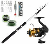 Shimano FX C3000 Dam Nova 240Cm 20-40Gr Tele Spin Olta Seti - 1