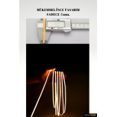 Ultra Ince 5mm. Kalınlık Cob Şerit LedNeon Gibi Yanar. 1 Metrede 384 Led - 9