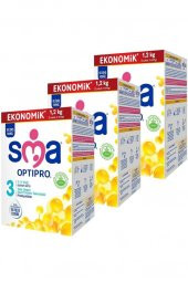SMA Optipro 3 Probiyotik Devam Sütü 1200 gr 3 Adet - 1