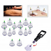 15 Lİ VAKUMLU HACAMAT KUPA SETİ MASAJ ALETİ - 1