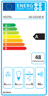 Vestel AD-63330 B Ankastre Davlumbaz thumbnail 6
